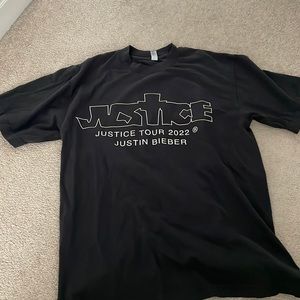 Justice Tour Justin bieber official merch T-shirt
